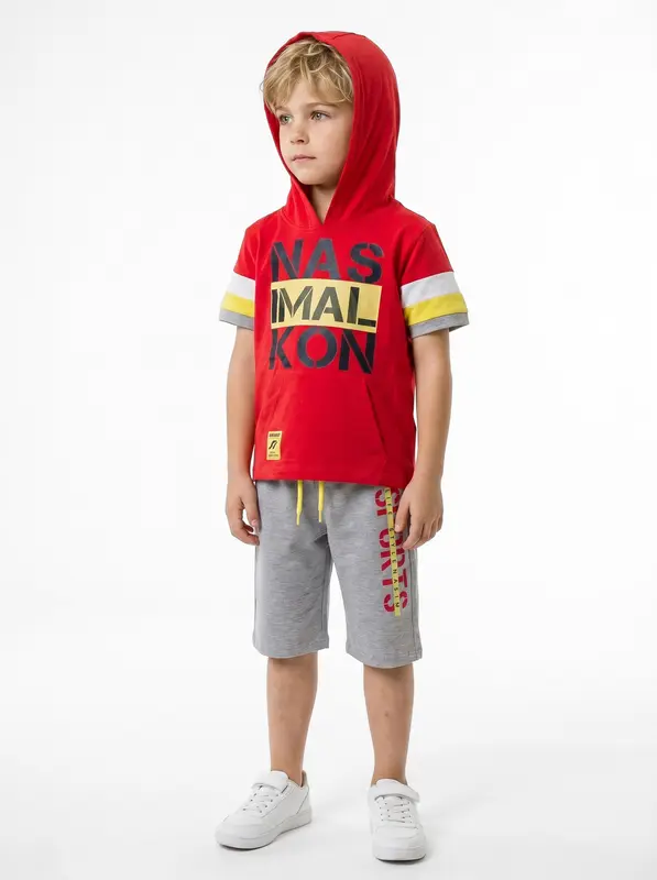 Erkek Çocuk Yazlık Pijama Takım 3-10 Yaş 300141