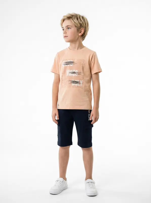 Erkek Çocuk Yazlık Pijama Takım 6-15 Yaş 2074