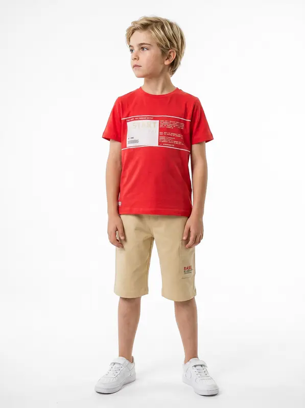 Erkek Çocuk Yazlık Pijama Takım 6-15 Yaş 2075