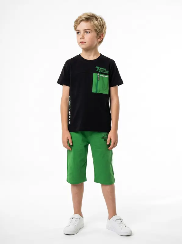 Erkek Çocuk Yazlık Pijama Takım 7-16 Yaş 1225