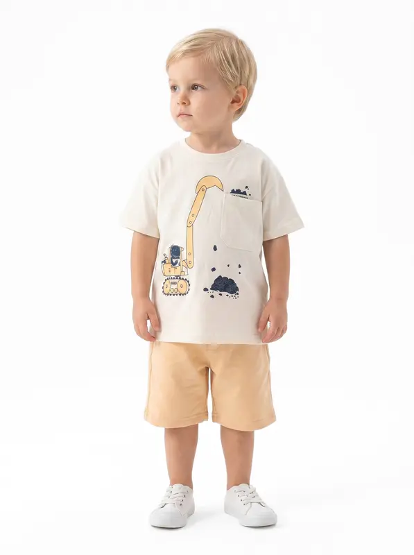 Erkek Çocuk Yazlık Pijama Takımı 9-36 Ay 41586