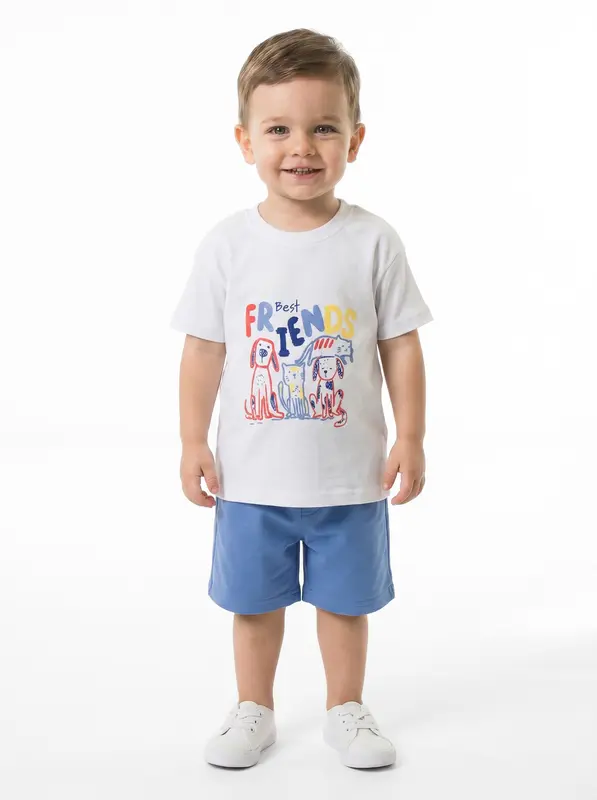 Erkek Çocuk Yazlık Pijama Takımı 9-36 Ay 41594