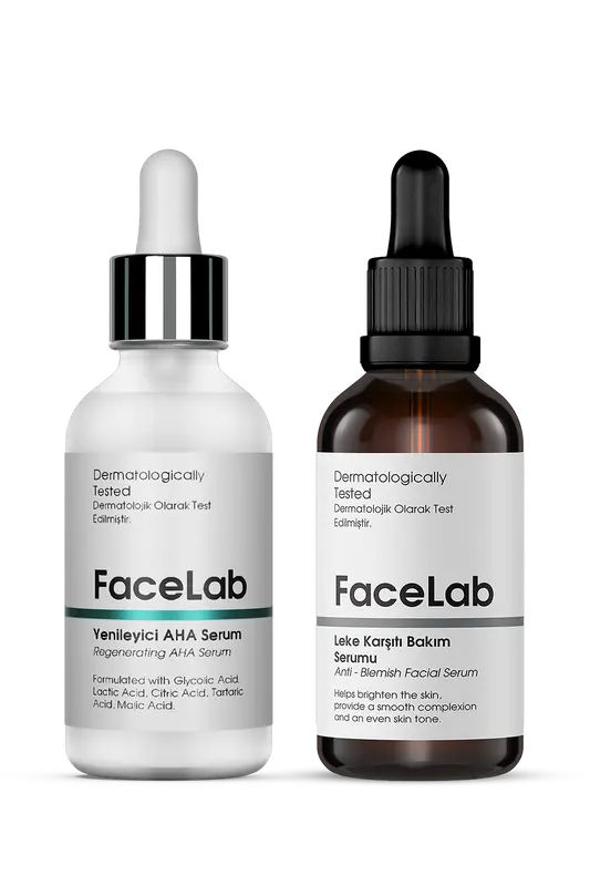 Facelab AHA Peeling & Leke Karşıtı Bakım Seti