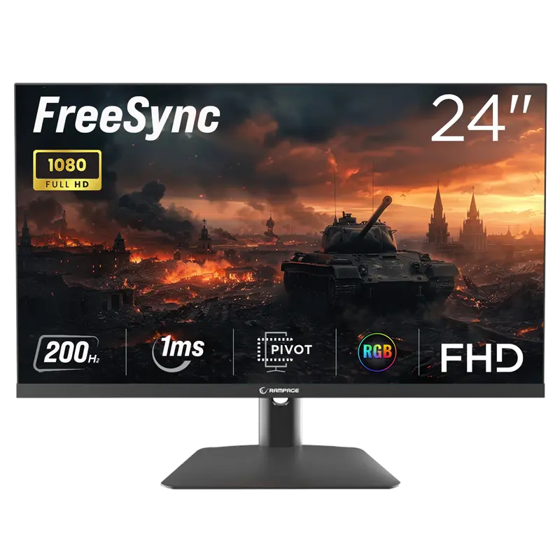 FLASH - 24” 200Hz 1ms FHD Oyuncu Monitörü