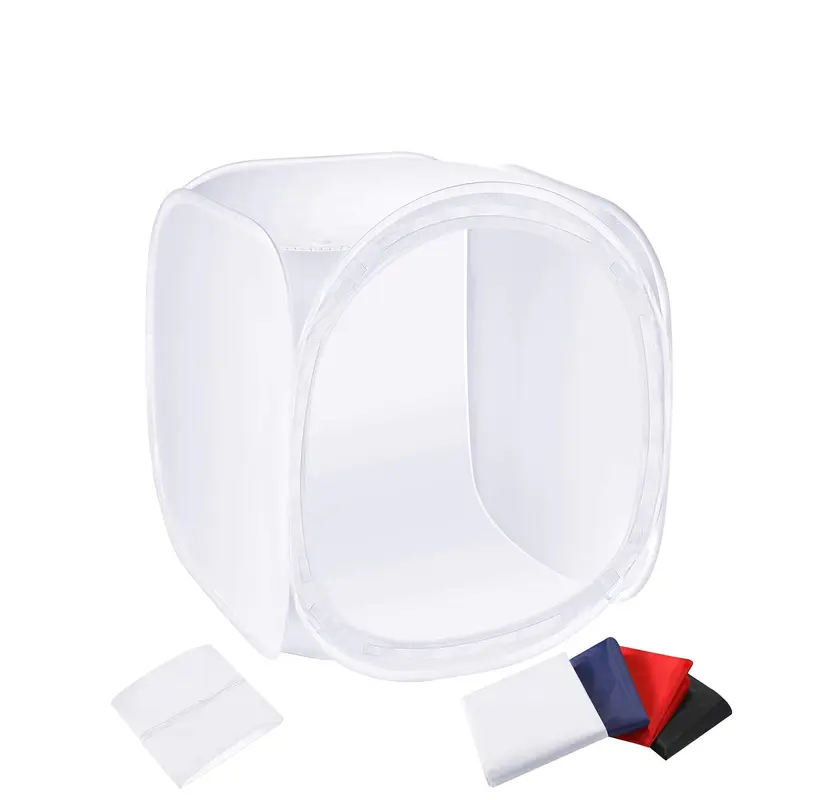 GDX 50x50 cm Soft Ürün Çekim Çadırı 4 Renk Fonlu Işık Çadırı Fotoğraf Stüdyosu