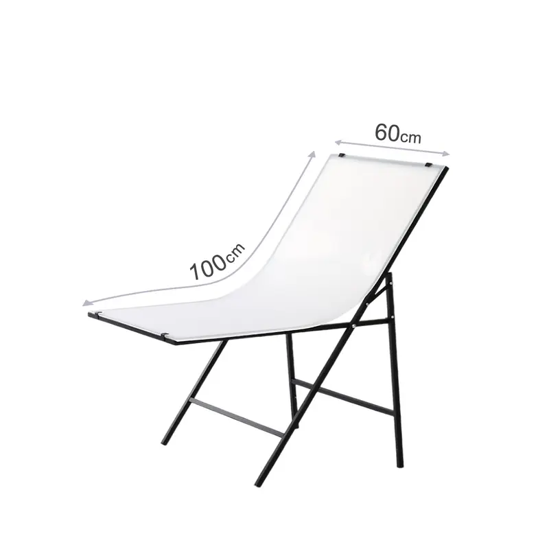 GDX 60x100 cm Ürün Çekim Masası Çift Taraflı Mat Parlak PVC Panelli Still Life Masa