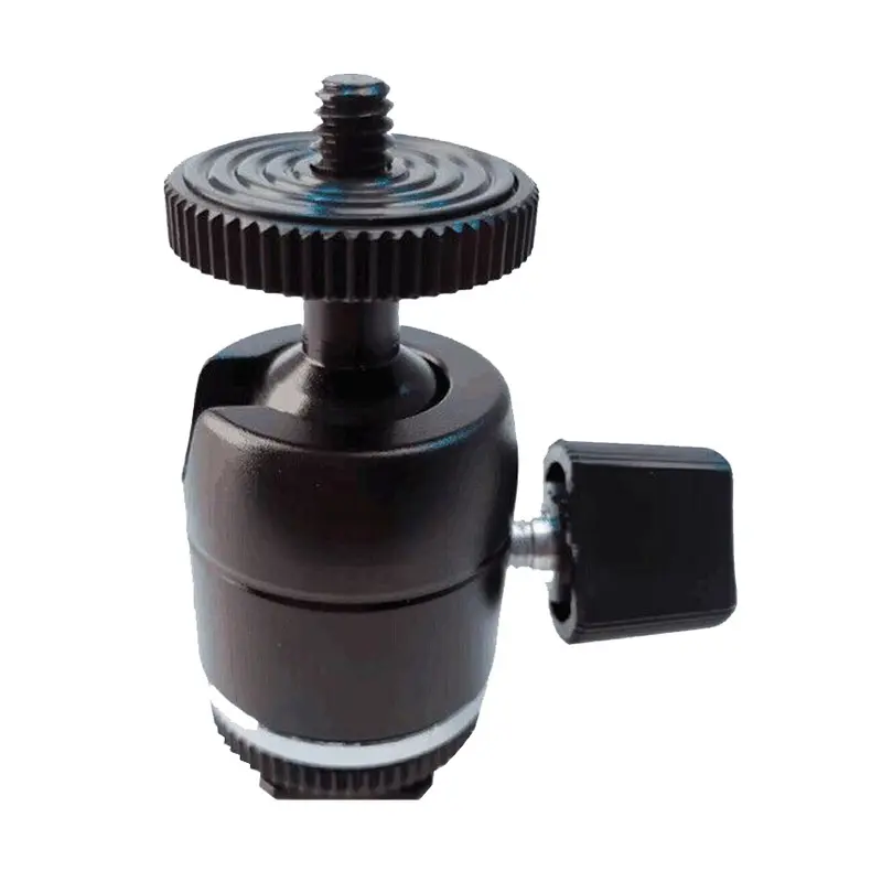 GDX BALL-02 Tripod Top Kafa 360 Derece Ball Head 1/4" Metal Kamera Sabitleyici
