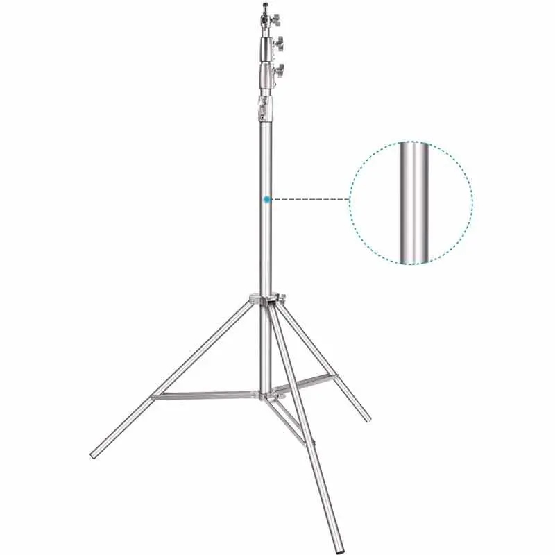 GDX LS-400 Plus 4 Metre Kalın Metal Işık Ayağı 10.6kg Taşıma Kapasiteli Yaylı Sistem