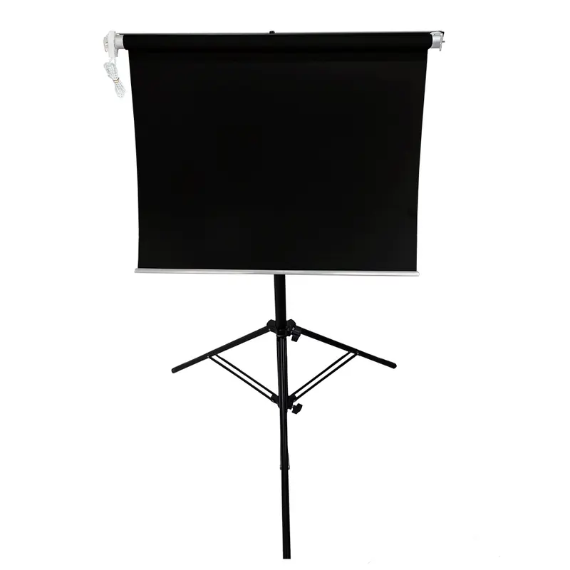 GDX Seyyar Siyah Fon Perde Seti 90x120 cm Mekanizmalı 260 cm Işık Ayaklı