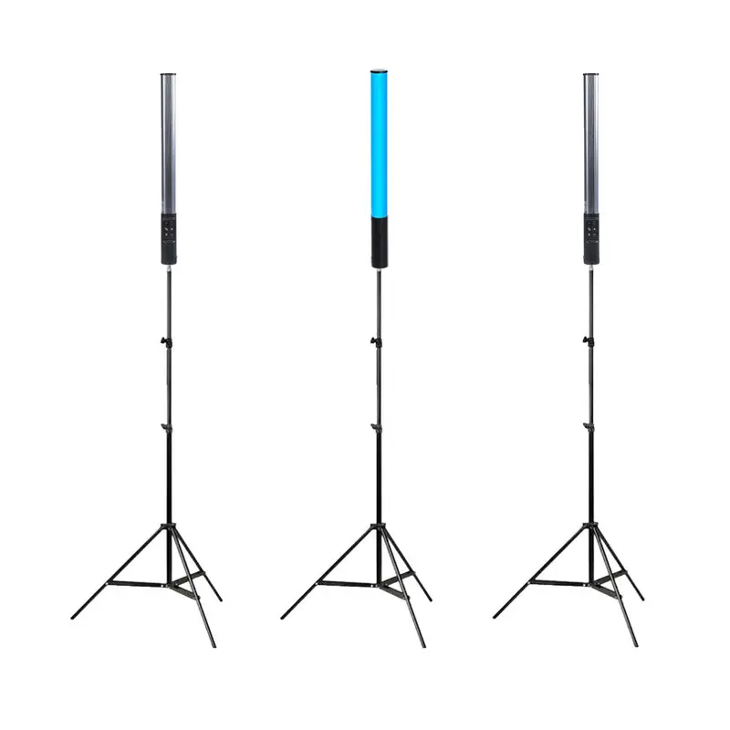 GDX TB-40 RGB 40 cm 3’lü LED Tüp Işık Seti 200 cm Işık Ayağı + BALL-03 Başlık (Full Set)