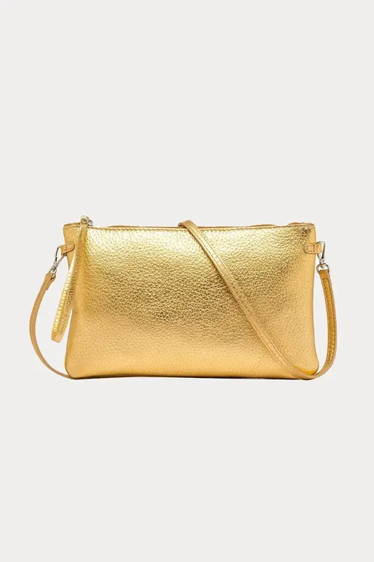 Gianni Chiarini Hermy Deri Clutch Çanta