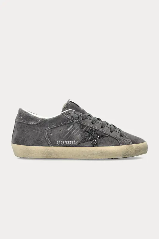 Golden Goose Super-Star Payetli Süet Sneaker Ayakkabı