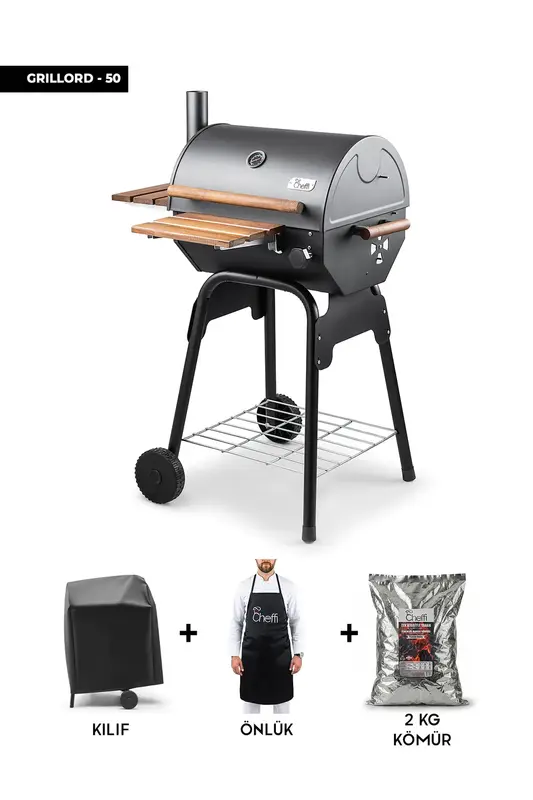 Grillord-50 Kömürlü Barbekü Mangal