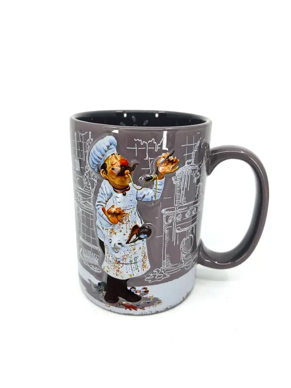 Guillermo Forchino "The Chef" El Boyaması Lisanslı Kupa – FO83001