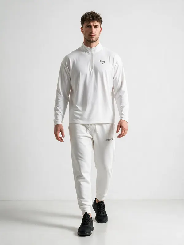 Gymwolves Çeyrek Fermuarlı Sweatshirt