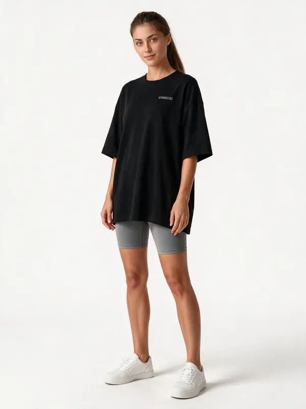 Gymwolves Kadın Oversize Tişört