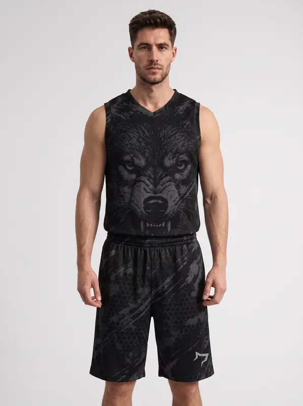 Gymwolves Unisex File Şort — Predator