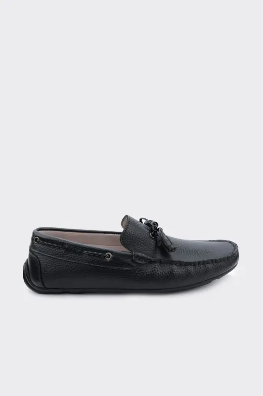 Hakiki Deri Püsküllü Erkek Loafer