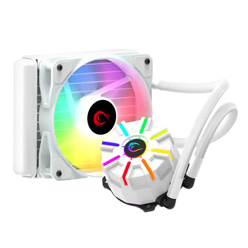 Helios C1 68 CFM 1800 RPM Rainbow AMD AM5/LGA1700 120mm Sıvı Soğutmalı Cpu Fan-Beyaz