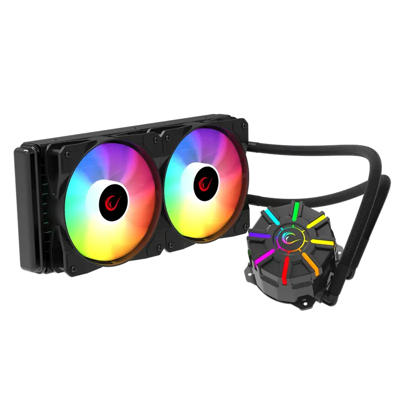 Helios C2 68CFM 1800 RPM Rainbow AMD AM5/ LGA1700 240mm Sıvı Soğutmalı Cpu Fan-Siyah