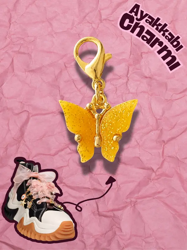 Hugs & Gifts – Coquette Charm | Bal Işıltısı Kelebek Charm 🍯 མ