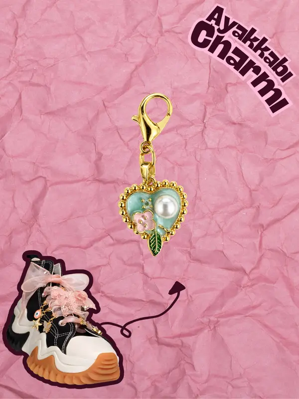 Hugs & Gifts – Coquette Charm | Mint Aşkı Kalp Charm 💚💫