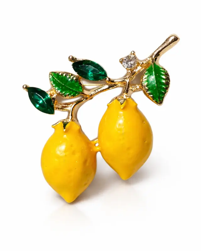 Hugs & Gifts | Limon Bahçesi Broş 🍋✨