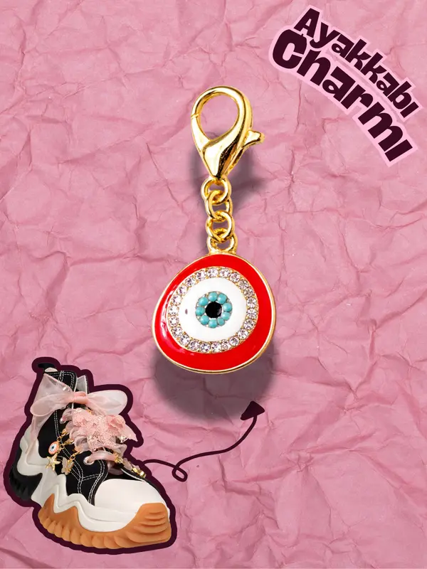 Hugs & Gifts – Nazar Charm | Kırmızı Nazar Işıltısı 🧿❤
