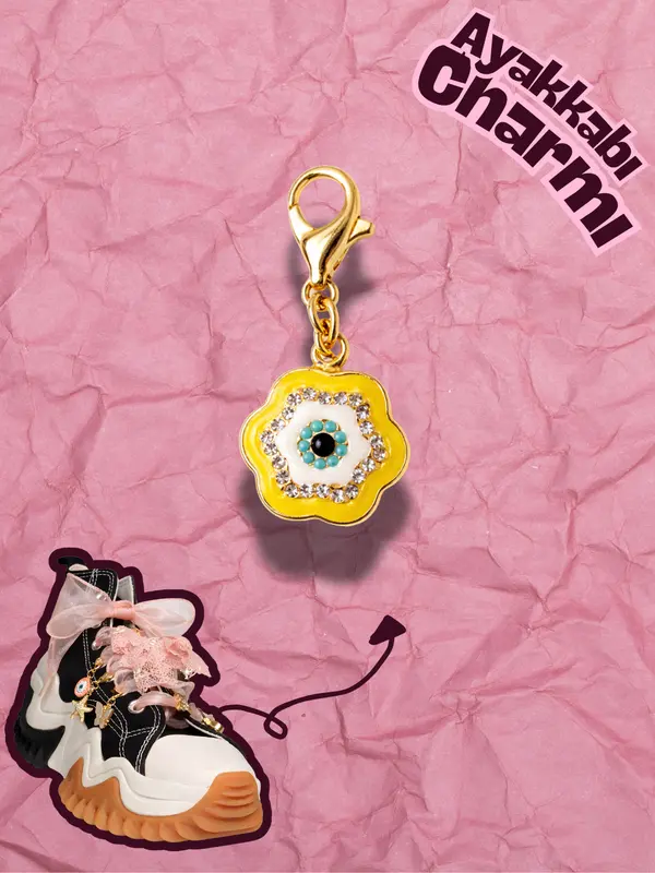 Hugs & Gifts – Nazar Charm | Sarı Nazar Işıltısı 🧿💛