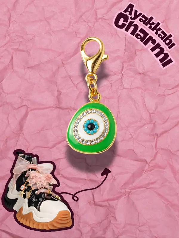 Hugs & Gifts – Nazar Charm | Yeşil Nazar Işıltısı 🧿💚