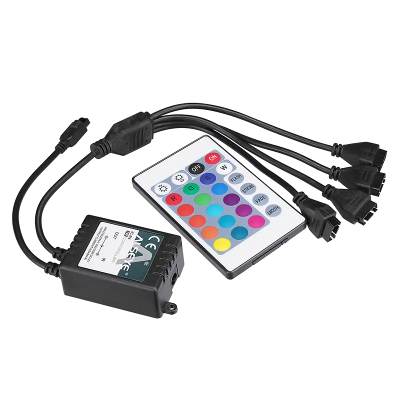 IC-R4 Kumandalı 4 Kanal RGB Sata Güç Besleme