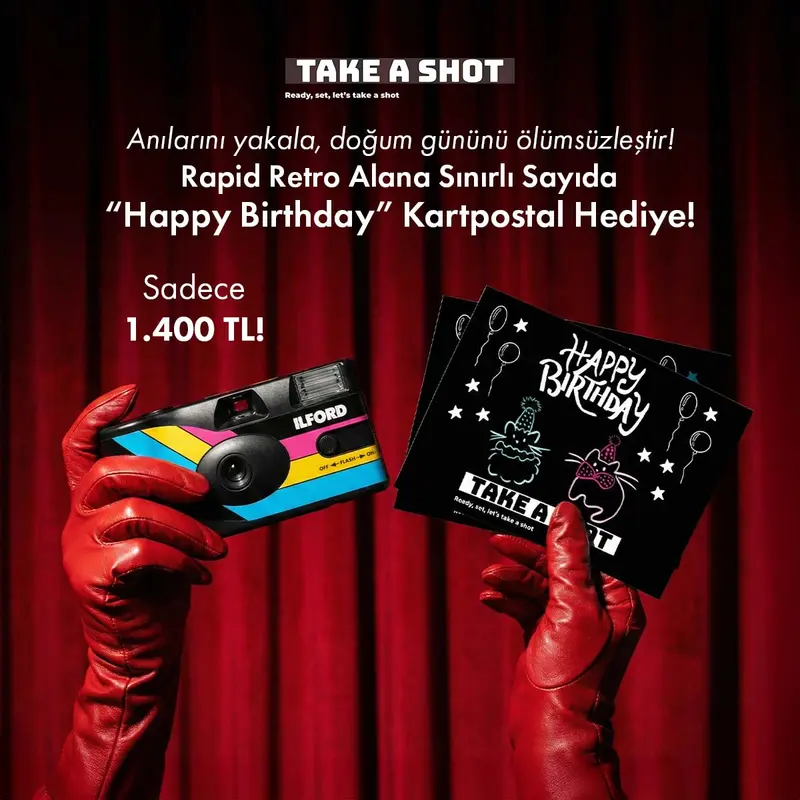 ILFORD ILFOCOLOR RAPID Retro Edition Doğum Günü Özel