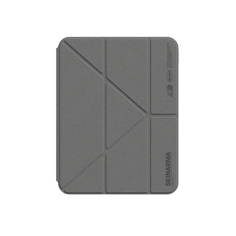 iPad Air 11 2025 M3 Uyumlu Kılıf Skinarma Kalemlikli Arkası Şeffaf Standlı Sticker Paketli Magnetik Zeta Kılıf