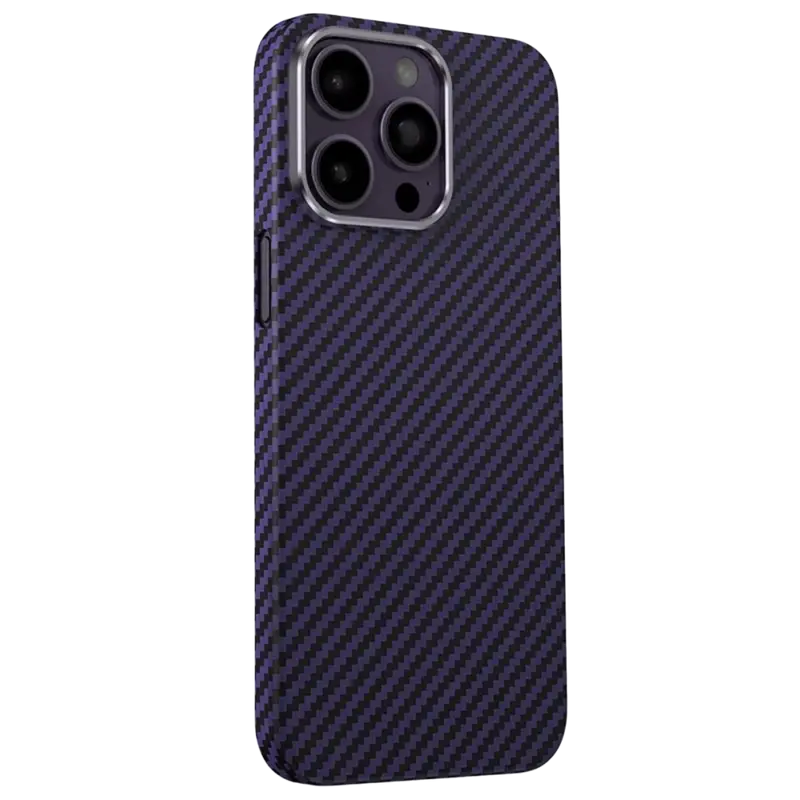 iPhone 14 Pro Max Kevlar Magsafe Kılıf - Mor