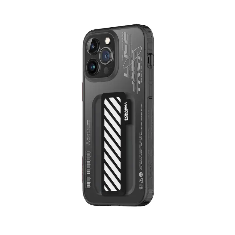 iPhone 14 Pro Max Uyumlu Kılıf SkinArma Şeffaf Desenli Kaze Kapak
