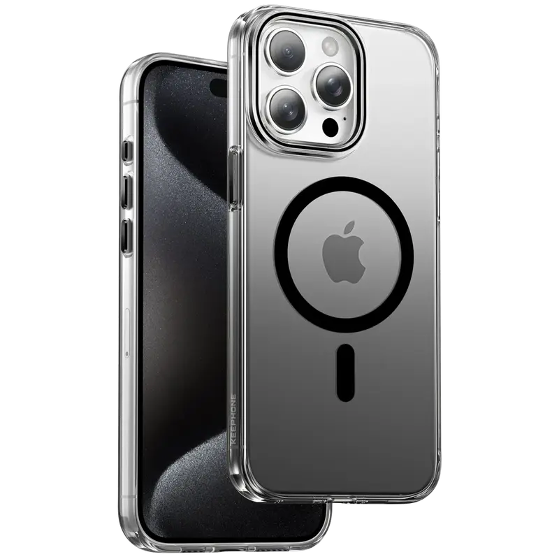 iPhone 15 Pro Max Aurora Pro Magsafe Kılıf - Siyah