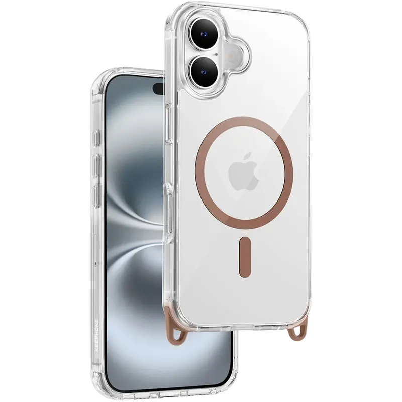 iPhone 16 Plus MagRock Magsafe Kılıf - Çöl Titanyum