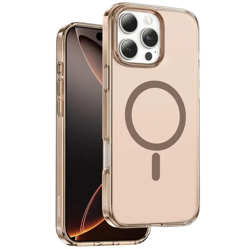 iPhone 16 Pro Hybrid Pro Magsafe Kılıf - Çöl Titanyum