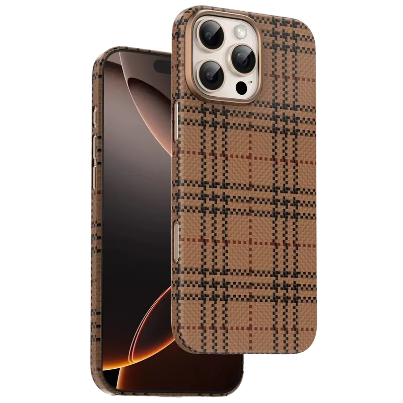 iPhone 16 Pro Max Scots Kevlar Magsafe Kılıf - Çöl Titanyum