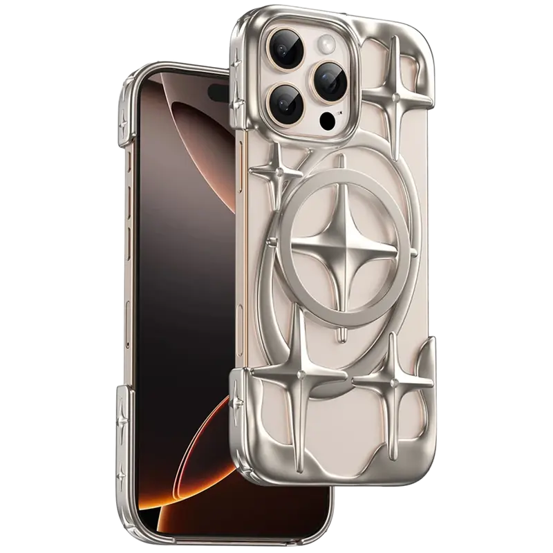 iPhone 16 Pro Max Stella Magsafe Kılıf - Gold