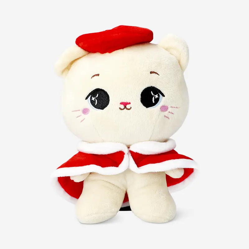 Kış Giysili Peluş Kedi