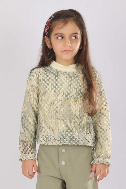 Kız Çocuk Bluz 5-14 Yaş 36170
