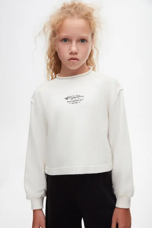 Kız Çocuk Sweatshirt 8-14 Yaş 37319
