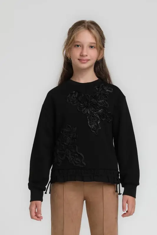 Kız Çocuk Sweatşirt 5-9 Yaş 36075