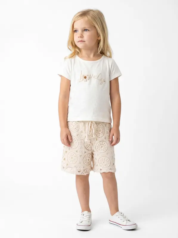 Kız Çocuk Yazlık Pijama Takım 3-7 Yaş 1164