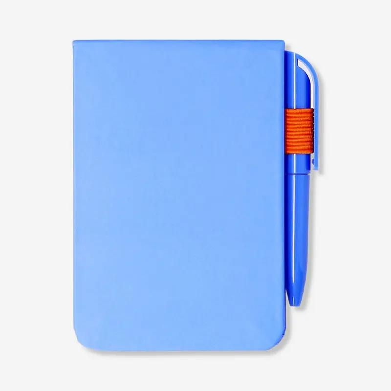 Kalemli Mavi Mini Defter