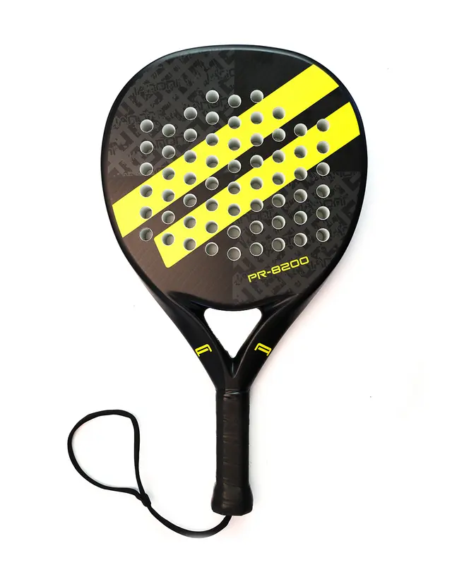 Karbon Fiber Padel Raketi Sarı