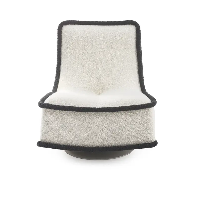 Kartell Bonheur Beyaz / Antrasit Lounge Koltuk