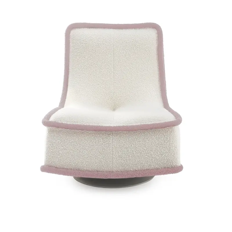Kartell Bonheur Beyaz / Pembe Lounge Koltuk