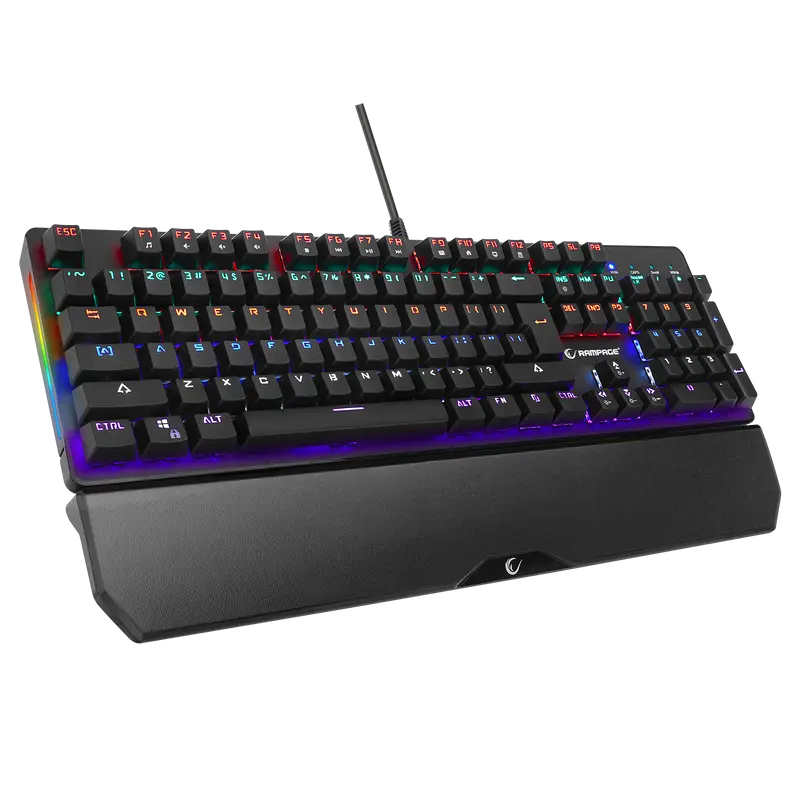 KB-R86 UMBRA - Kb-R86 Red Switch US Layout Mekanik Oyuncu Klavyesi-Siyah
